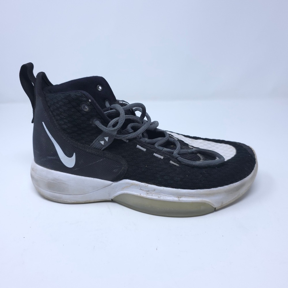 Nike Zoom Rize Black White Basketball Shoes BQ5468-001 Mens 8.5